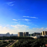 中国美 武汉蓝